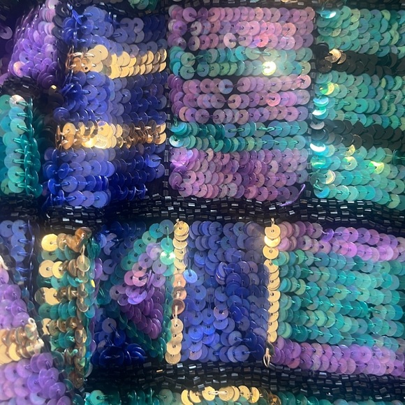 Vintage Laurence Kazar sequin jacket - Picture 4 of 8